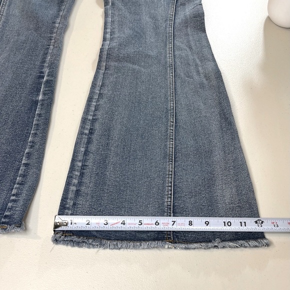 Allegra K Vintage Bell Bottoms Women's Flare High Waist Stretch, Women’s, Large - Picture 6 of 11